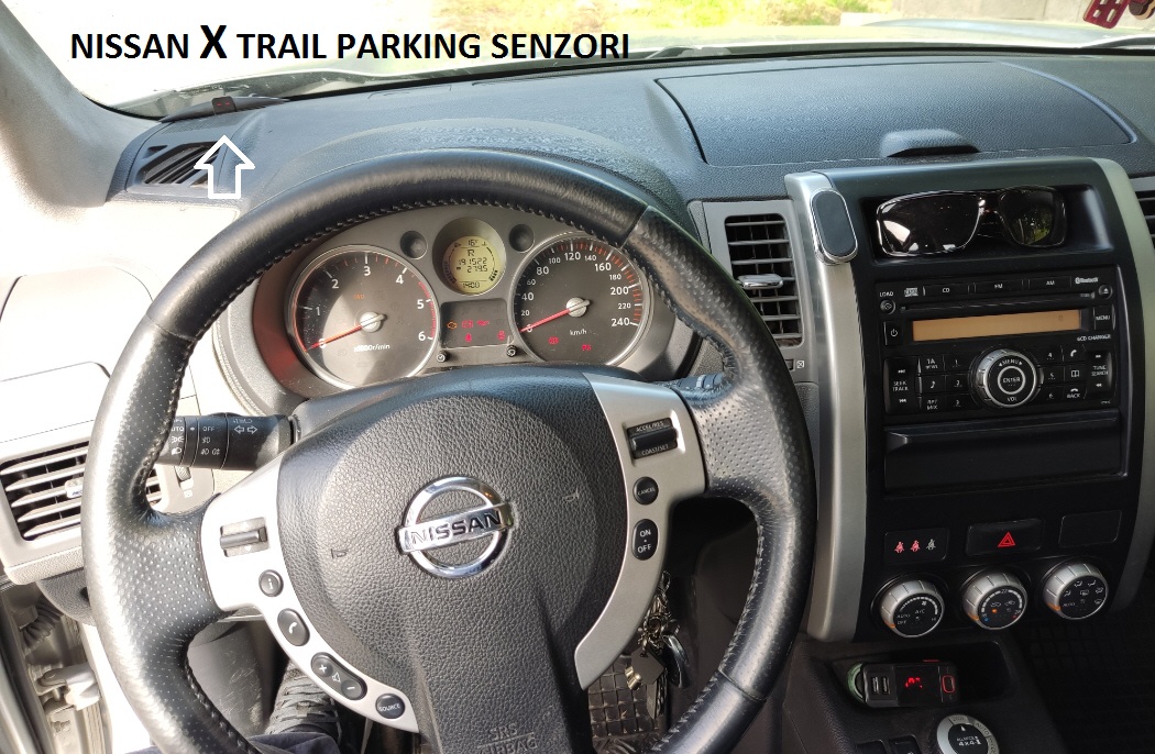 nissan x trail t31 2007 2008 2009 2010 2011 2012 2013 ugradnja parking senzora novi sad ns tuning sa ekranom